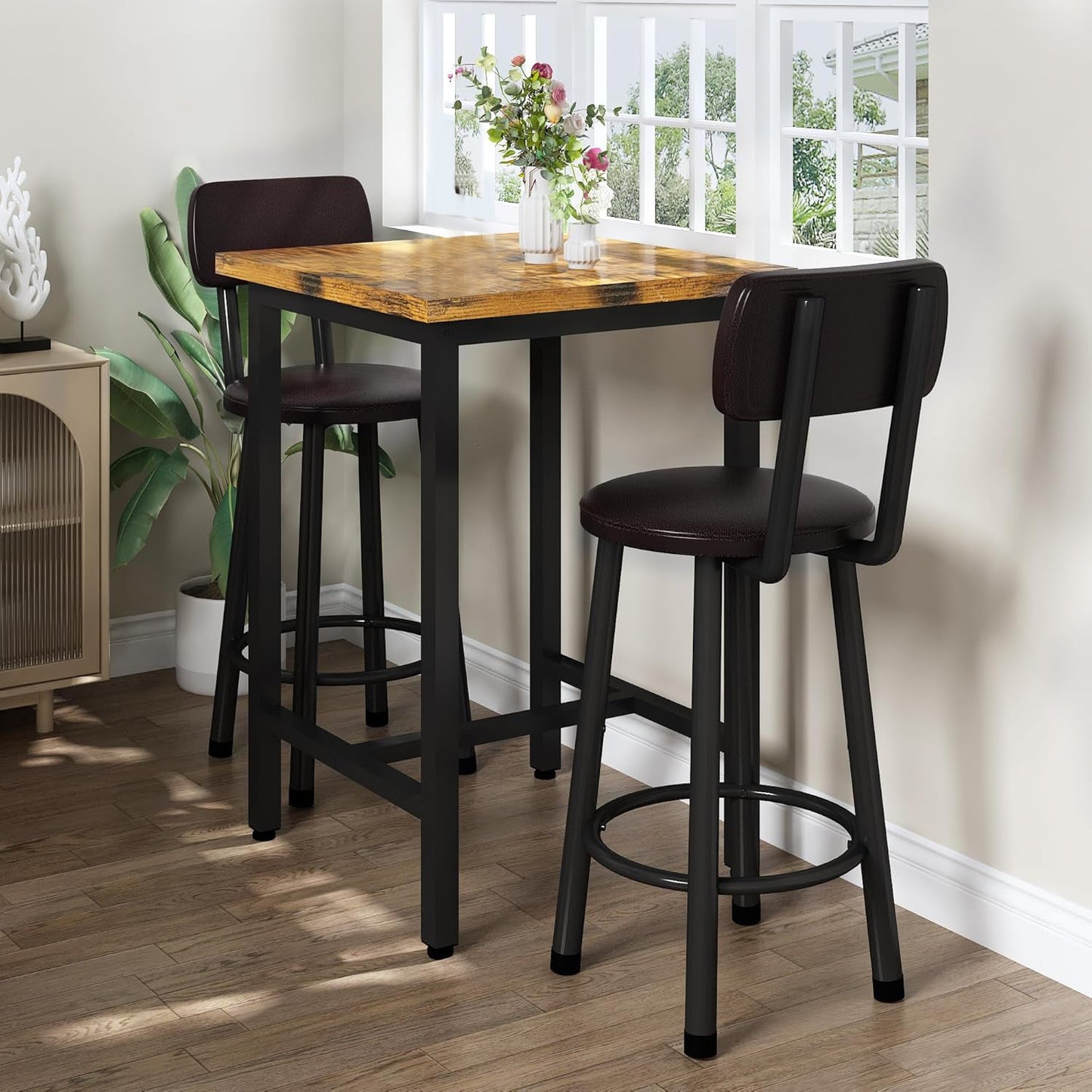 Pub Dining Sets and Bar Table Sets shown in the Square option