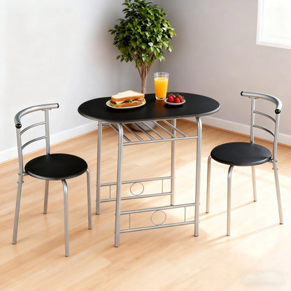 Dining Table Set shown in the Black option