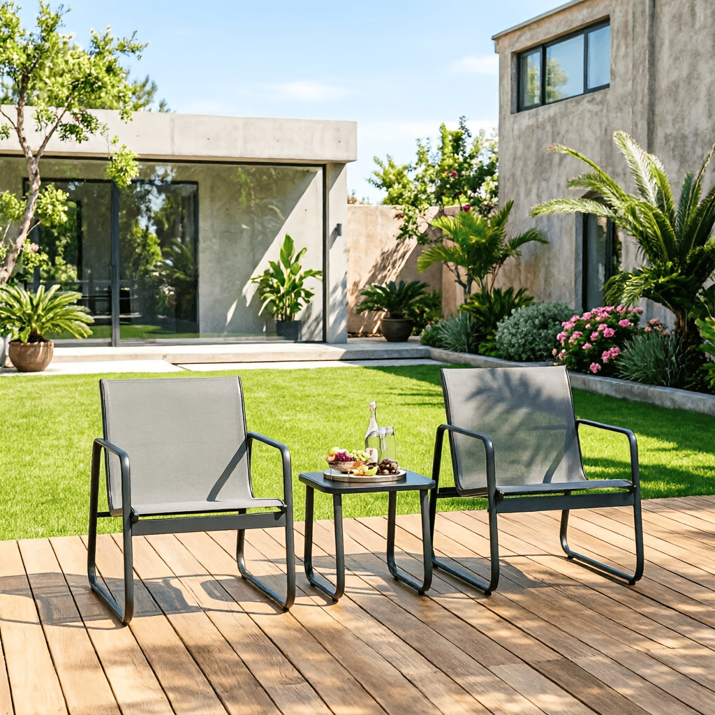 Patio Furniture Set shown in the Grey option
