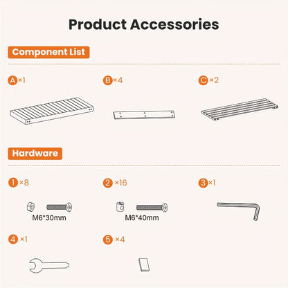 3-Tier Bamboo Shoe Rack, Closet Shoe Shelf for Organized Everyday Storage in Entryway detail image - detail view 8