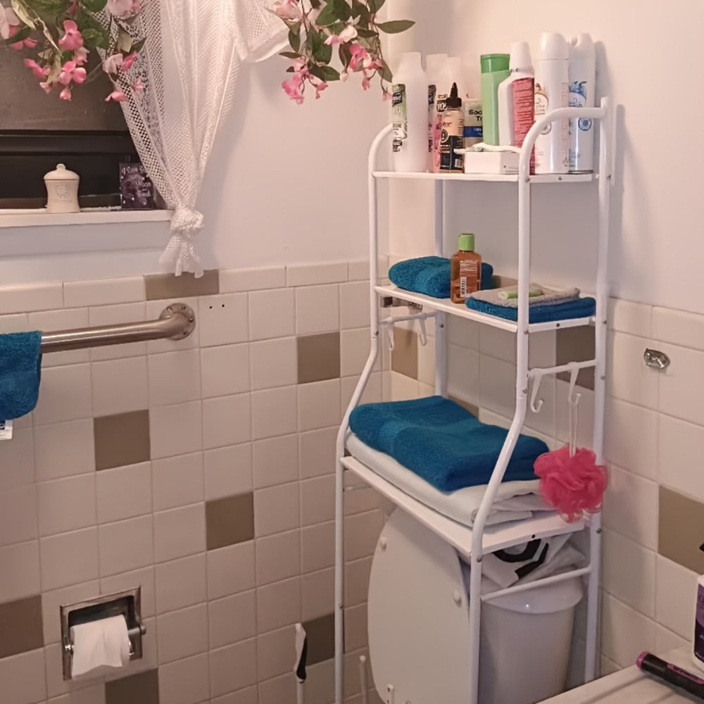 3-Tier Freestanding Bathroom Storage Shelf for Organized Everyday Storage detail image - detail view 12