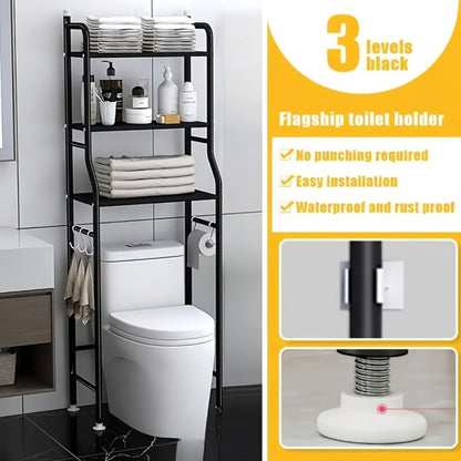 3-Tier Freestanding Bathroom Storage Shelf for Organized Everyday Storage detail image - detail view 8