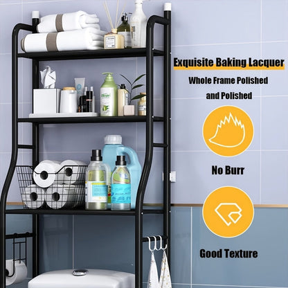 3-Tier Freestanding Over-the-Toilet Storage Organizer for Entryway and Living Room detail image - detail view 7