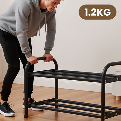 3-Tier Freestanding Shoe Rack, Freestanding Shoe Storage Rack for Entryway detail image - detail view 4