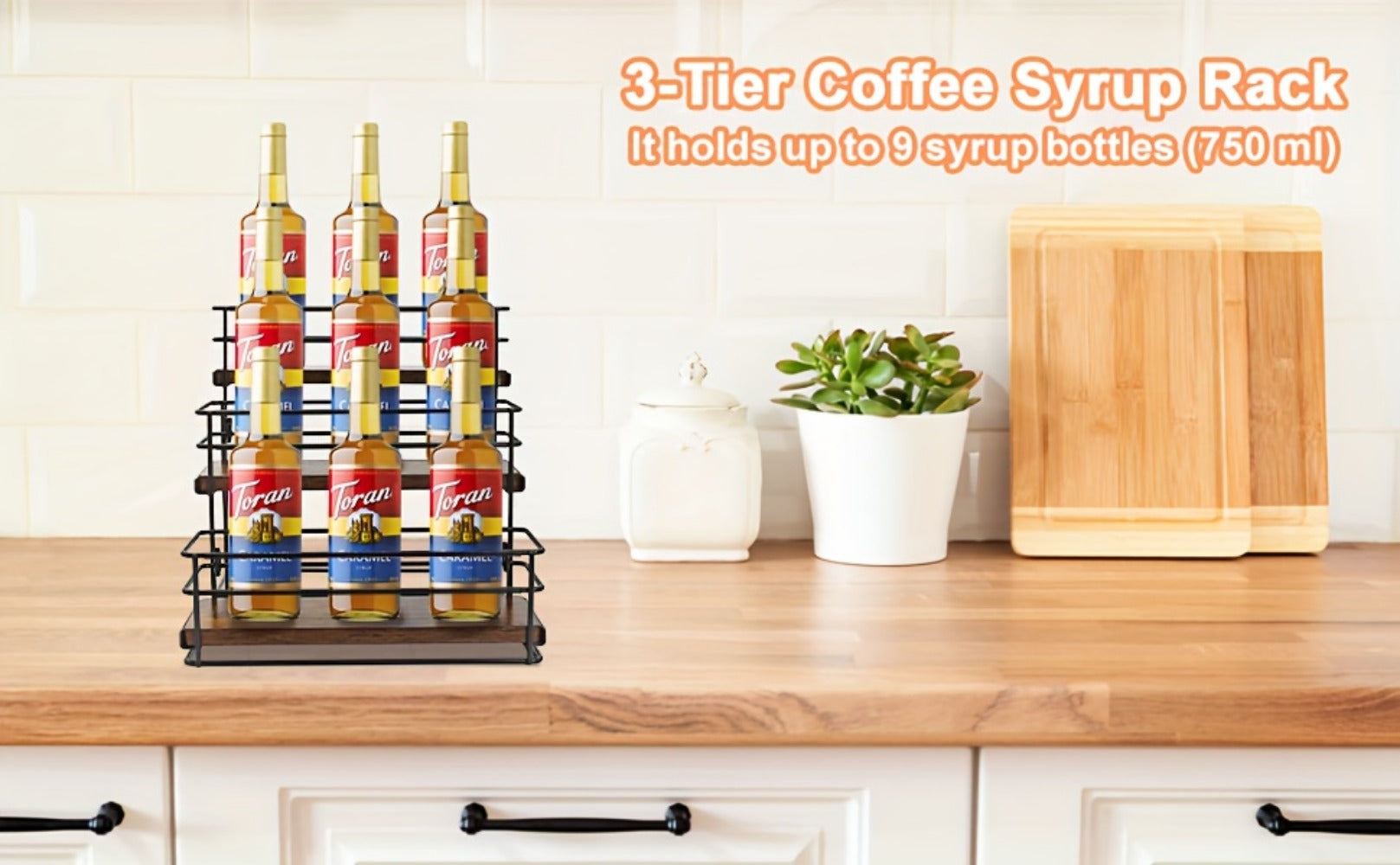 3-Tier Kitchen Storage And Organization with Tool-Free Assembly detail image - detail view 10