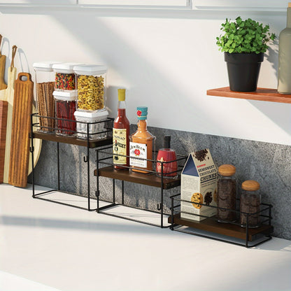 3-Tier Kitchen Storage And Organization with Tool-Free Assembly detail image