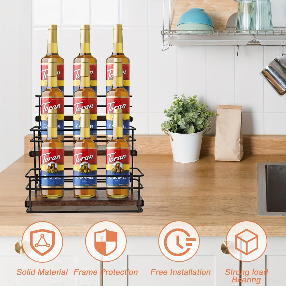 3-Tier Kitchen Storage And Organization with Tool-Free Assembly detail image - detail view 4