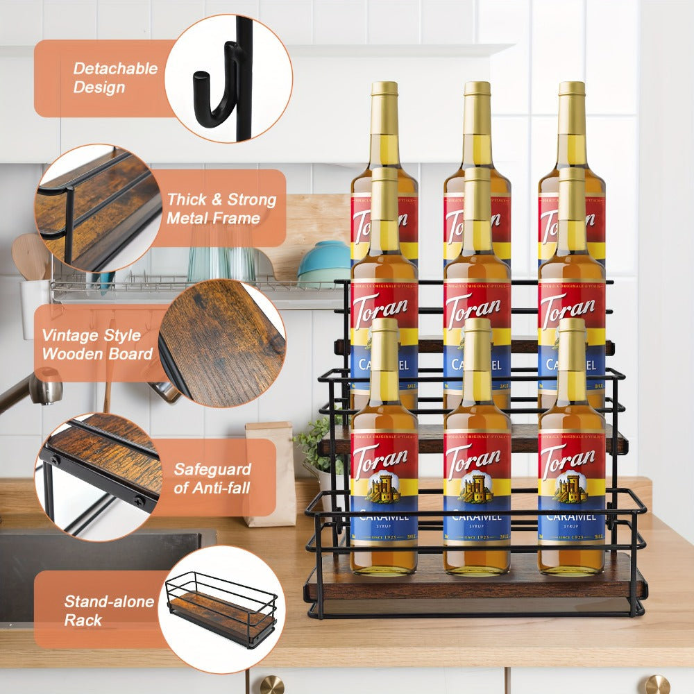 3-Tier Kitchen Storage And Organization with Tool-Free Assembly detail image - detail view 5