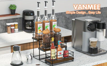 3-Tier Kitchen Storage And Organization with Tool-Free Assembly detail image - detail view 7
