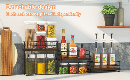 3-Tier Kitchen Storage And Organization with Tool-Free Assembly detail image - detail view 9