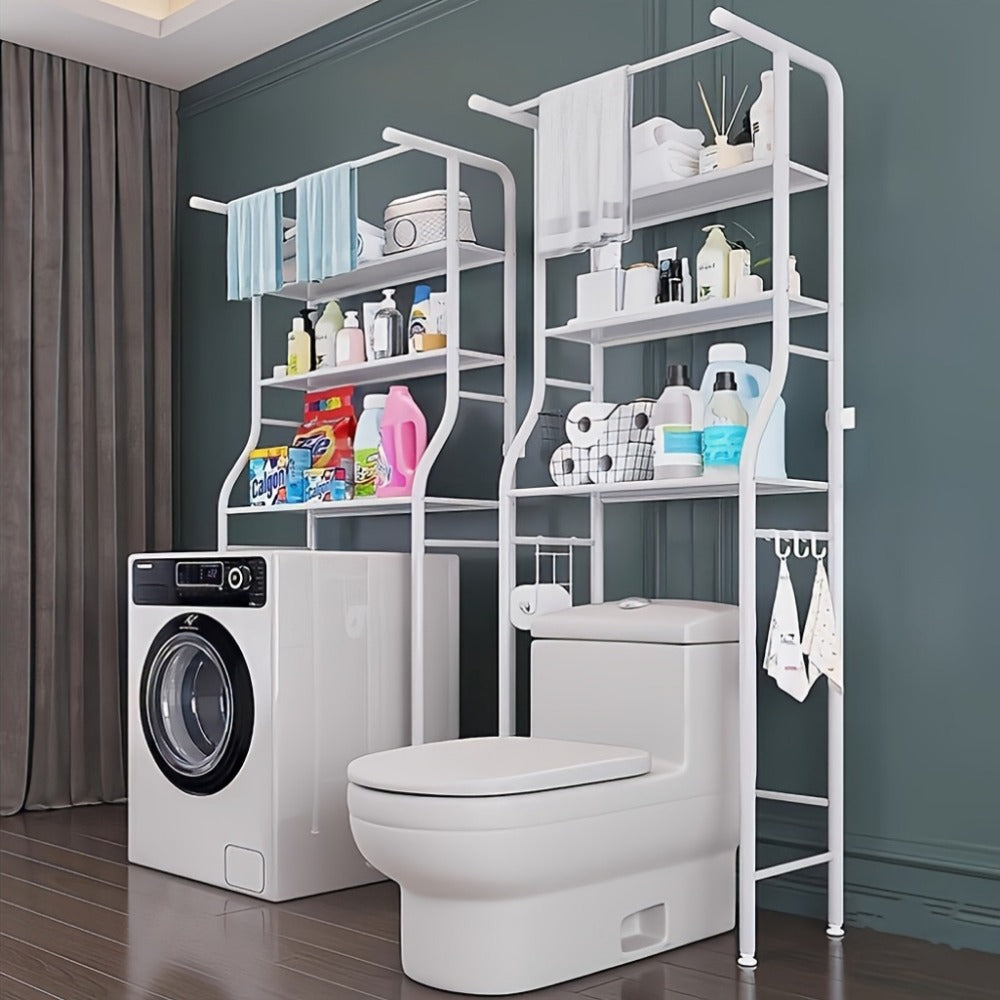 3-Tier Metal Over-the-Toilet Storage Organizer for Entryway and Bathroom detail image - detail view 10