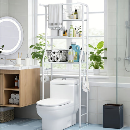 3-Tier Metal Over-the-Toilet Storage Organizer for Entryway and Bathroom detail image - detail view 11