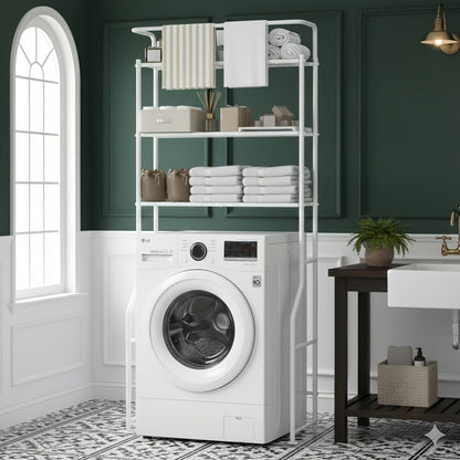 3-Tier Metal Over-the-Toilet Storage Organizer for Entryway and Bathroom detail image - detail view 12