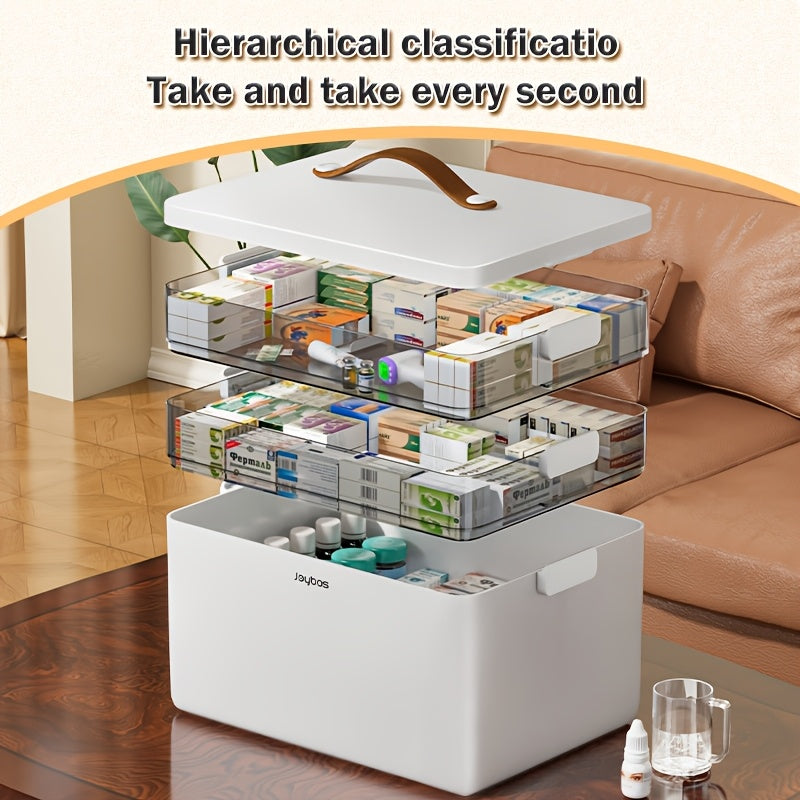 Medicine Cabinet shown in the 3-Tier Medicine Caddy option