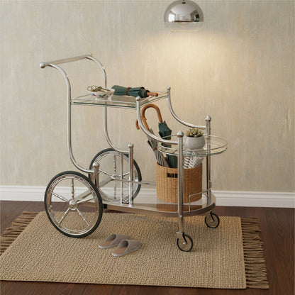 Bar Carts and Serving Carts shown in the Silvery option