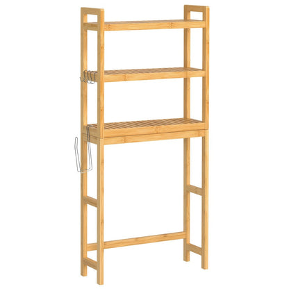 3-Tier Space-Saving Over-the-Toilet Storage Organizer with Adjustable Height for Entryway detail image - detail view 11