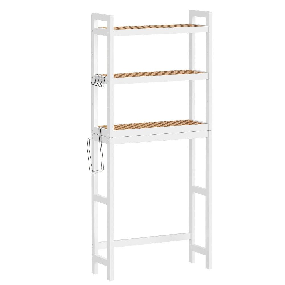 3-Tier Space-Saving Over-the-Toilet Storage Organizer with Adjustable Height for Entryway detail image - detail view 15
