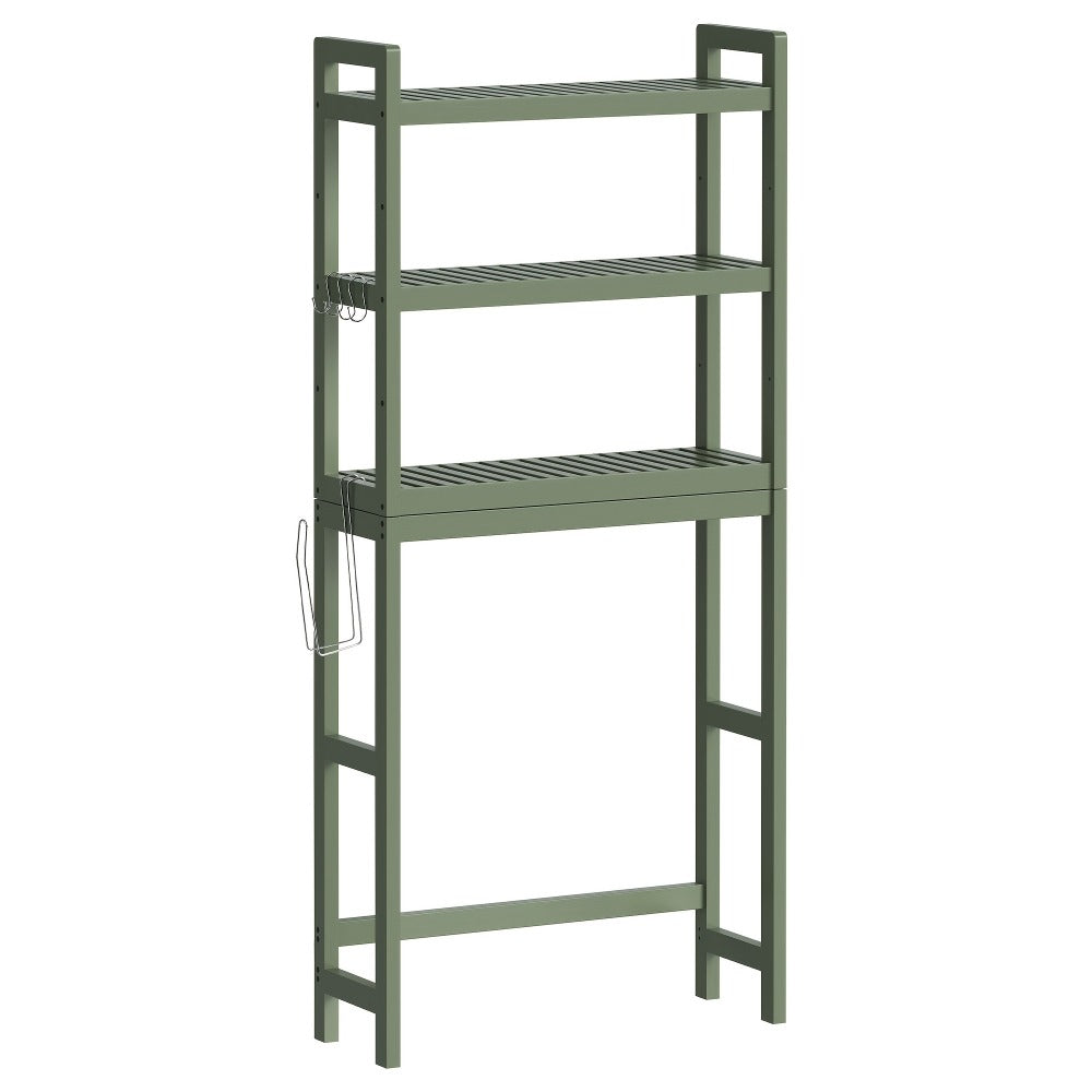 3-Tier Space-Saving Over-the-Toilet Storage Organizer with Adjustable Height for Entryway detail image - detail view 3