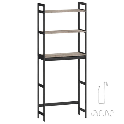3-Tier Space-Saving Over-the-Toilet Storage Organizer with Adjustable Height for Entryway detail image - detail view 7