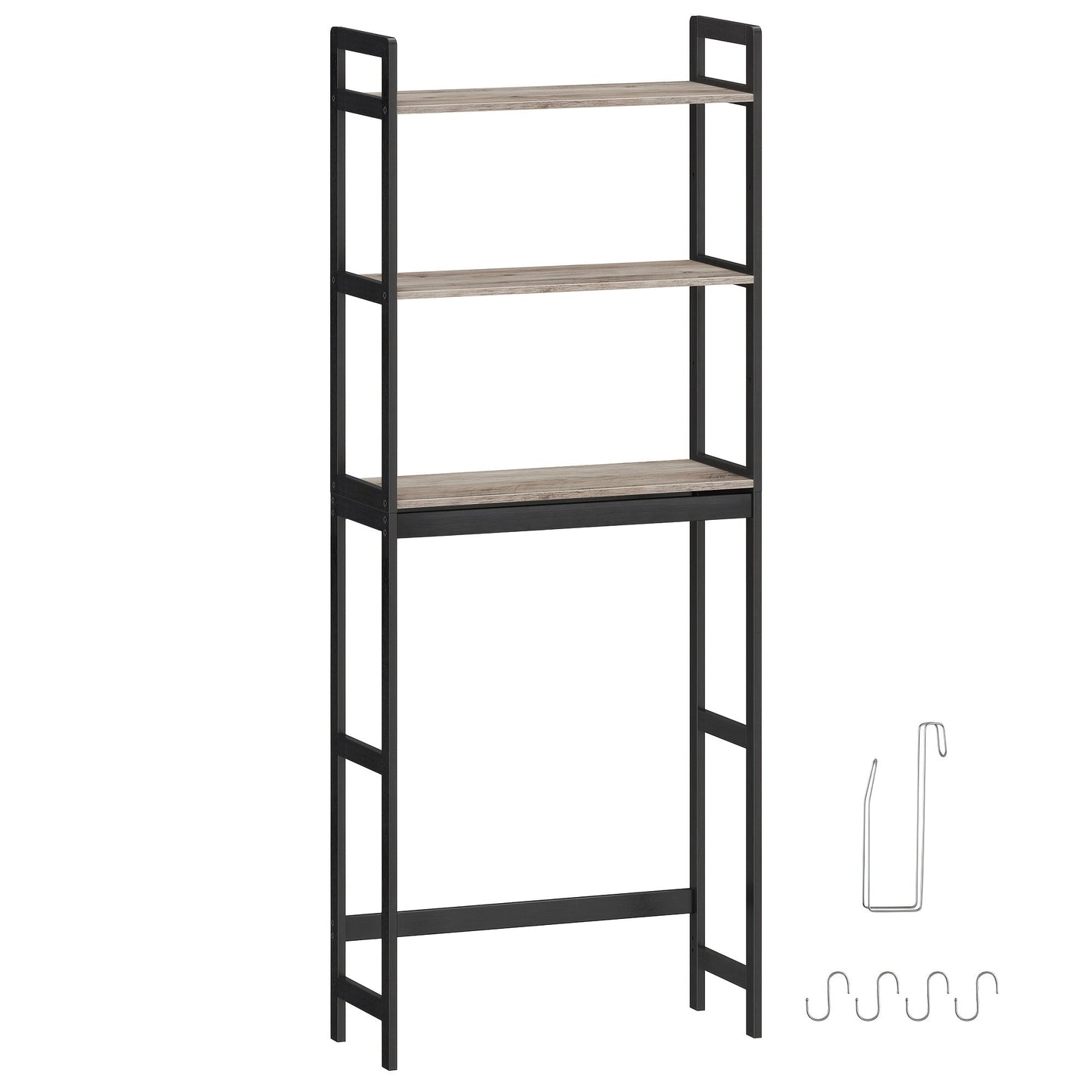 Over The Toilet Shelf shown in the Greige option