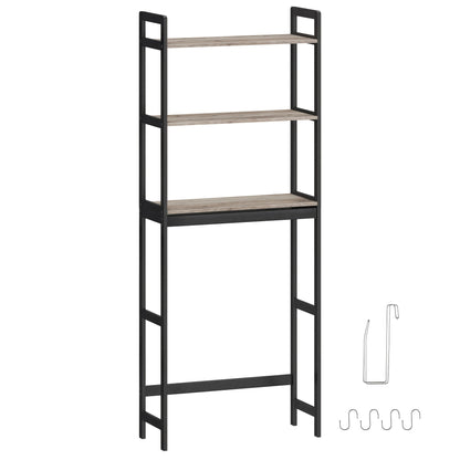 Over The Toilet Shelf shown in the Greige option