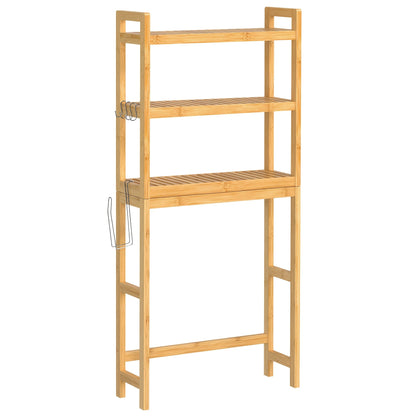 Over The Toilet Shelf shown in the Natural Beige option