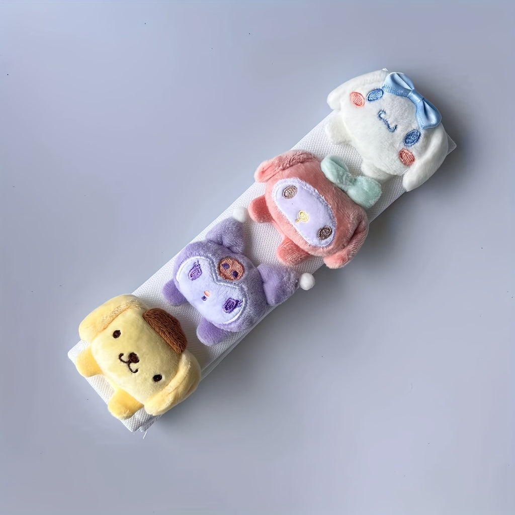 [Cute Hello Kitty] Sanrio Travel Additions | Car Safety Belt Shoulder Cover | Protective Case | Interior Decoration | Cartoon Cute Hello Kitty | Essential for Travel