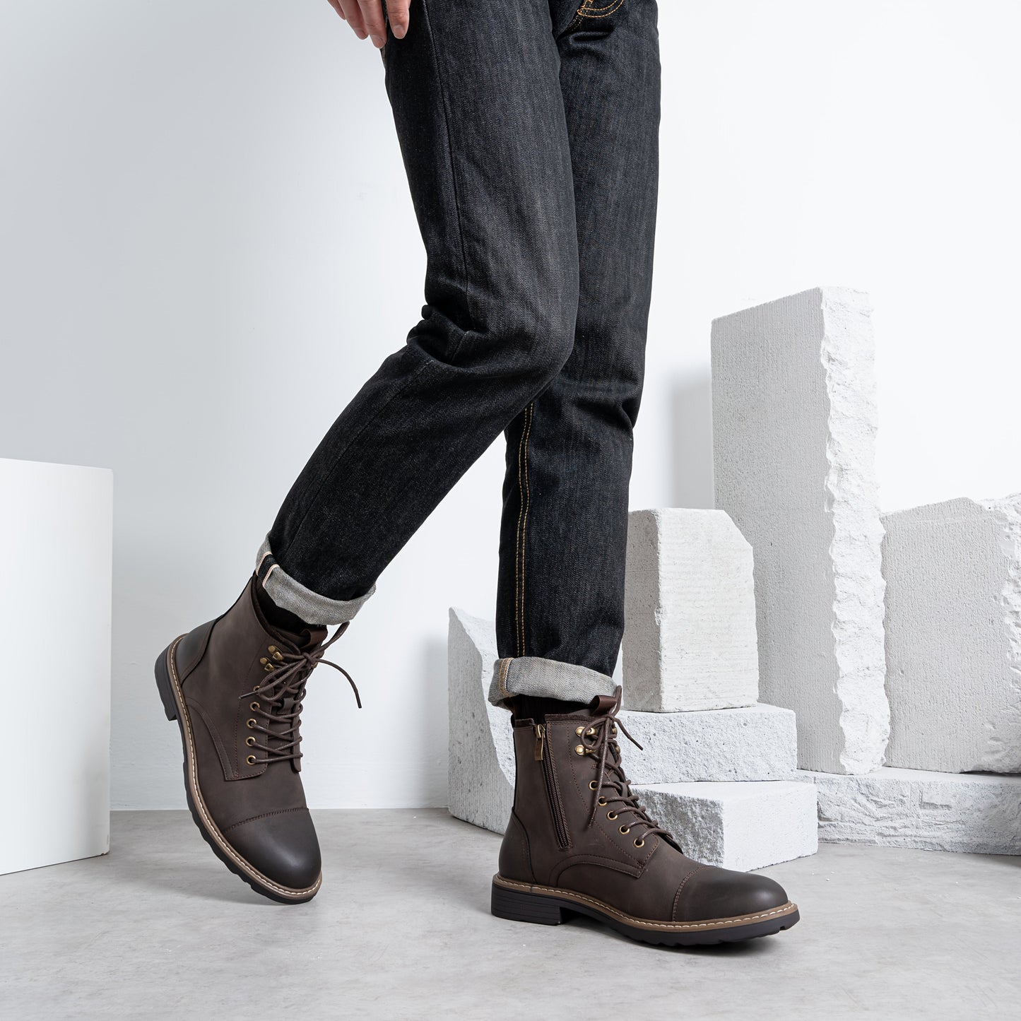 Men's Boots - Non-Slip Sole for Outdoor & Travel 79685 579685