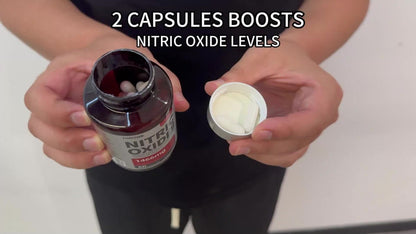 Nitric Oxide Supplement 1466mg with L-Arginine, L-Citrulline & Beet Root — Boosts Blood Flow, Muscle Pump, Endurance & Athletic Performance | Pre-Workout Capsules for Men & Women | 1-3 Bottle Options