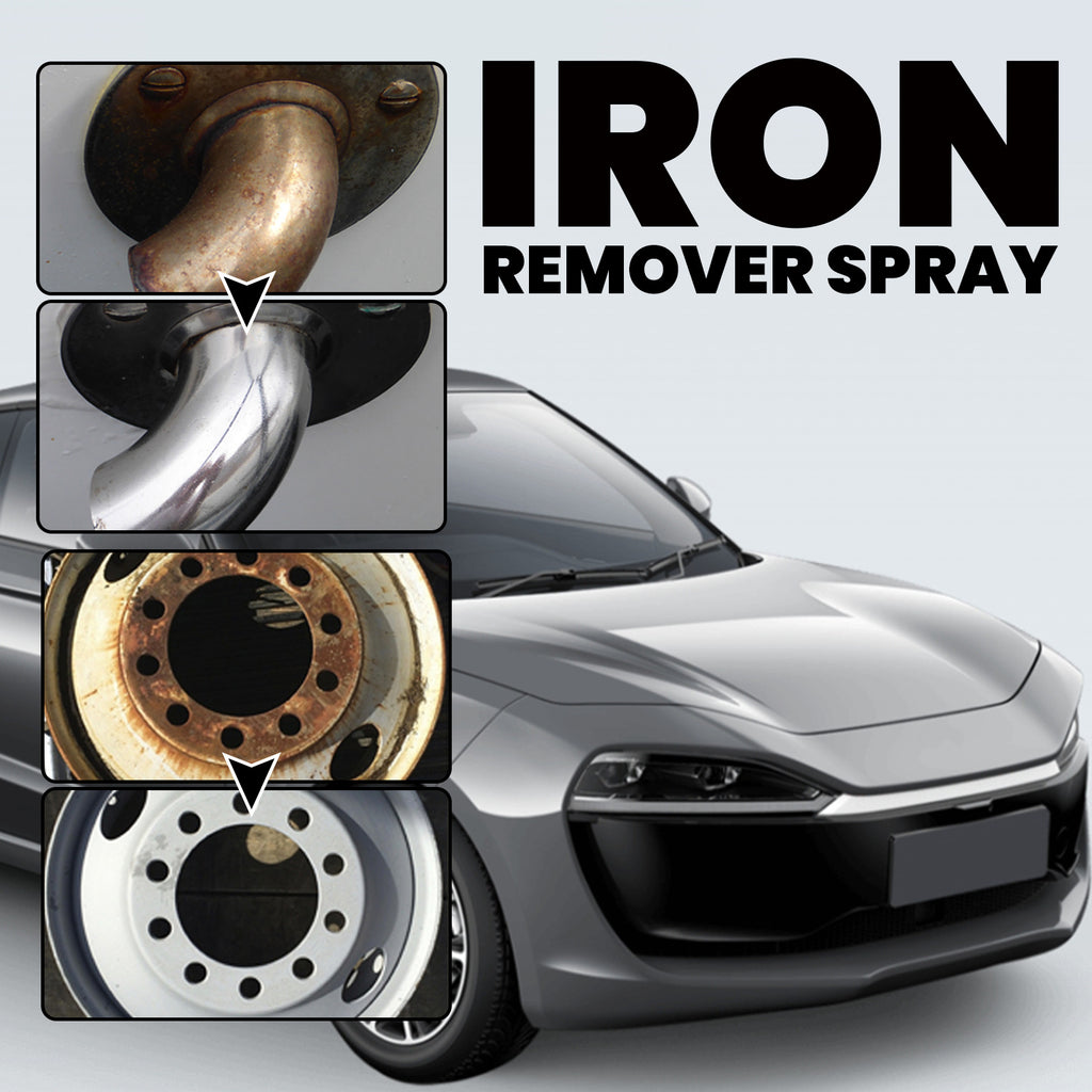 Set of 2, 120ML/4OZ Powerful Iron Eliminator for Car Detailing - Wheel And Brake Cleaner for Thorough Cleaning