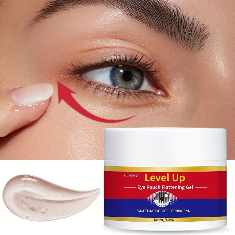 Caffeine Eye Gel 30g – Firming Under Eye Cream Reduces Puffiness Dark Circles Eye Bags Fine Lines Crow's Feet Smoothing Moisturizing Hypoallergenic All Skin Types Anti-Aging Eye Care 1.05oz