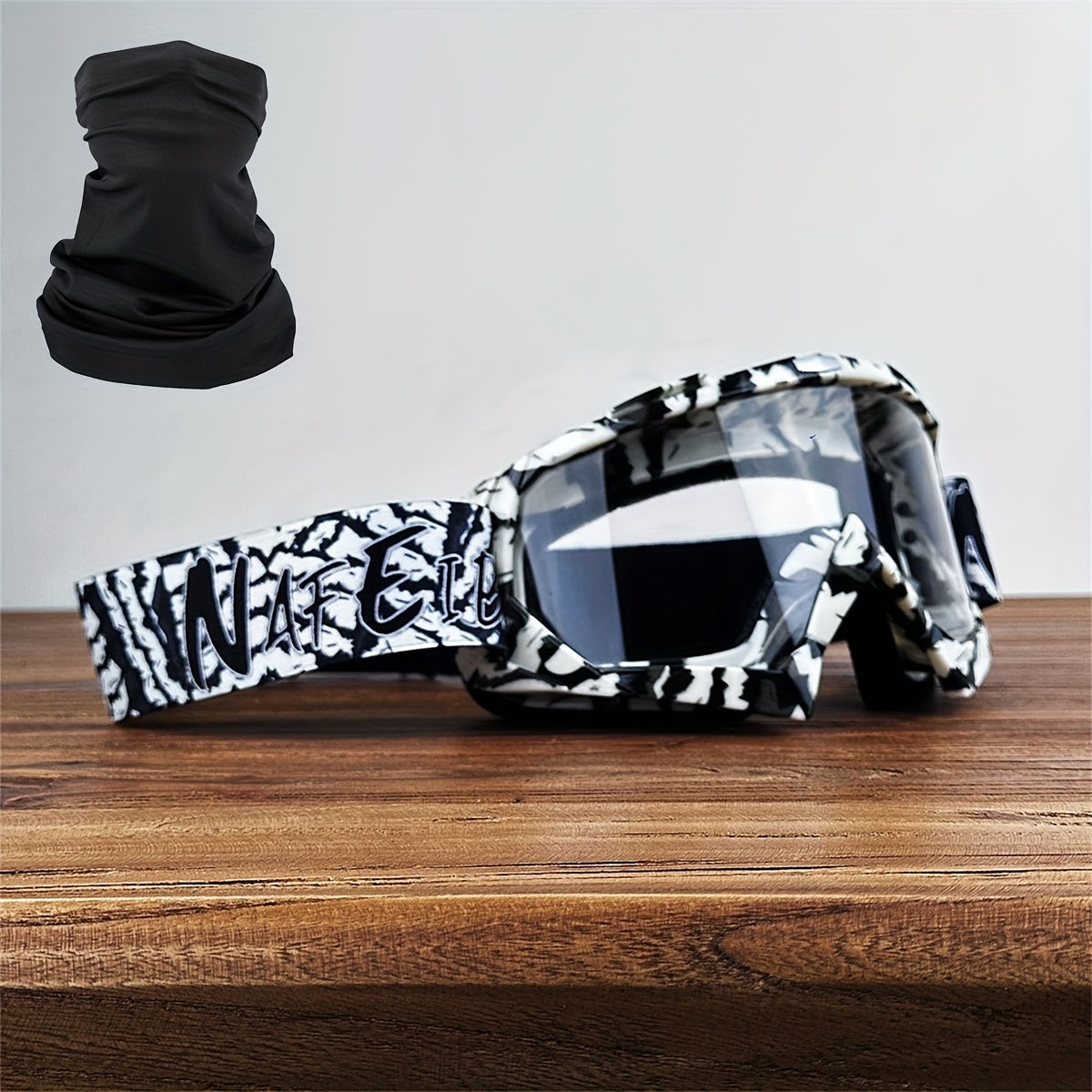 Ski Goggles with Headband – Mirror Coating Polycarbonate Lens, TPU Frame, Adjustable Thick Foam Pad, Anti-Fog Snow Goggles for Adults, 30+ Color Options for Skiing & Snowboarding