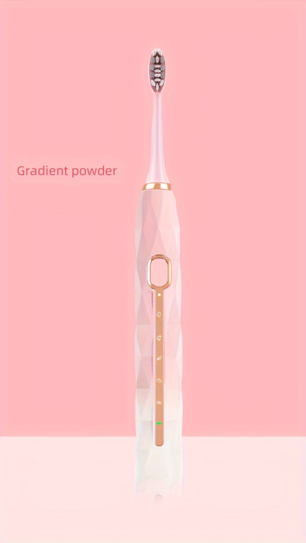 IPX8 Sonic Electric Toothbrush with 8 Replacement Brush Heads — Metal Shaft, USB Rechargeable 500mAh, Travel Case & Holder, Deep Plaque Removal for Adults Men & Women, 5 Colors