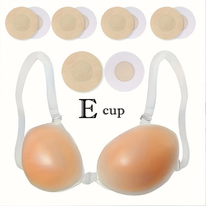 Women’s 2-Pack Seamless Adhesive Bra - Lace Detail Comfort