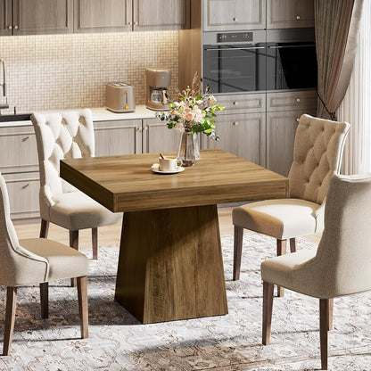 Dining Table shown in the Brown option