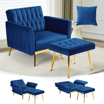 Accent Chair shown in the BLUE option