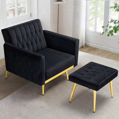 31.5-Inch Upholstered Accent Chair, Bedroom Reading Chair for Living Room detail image