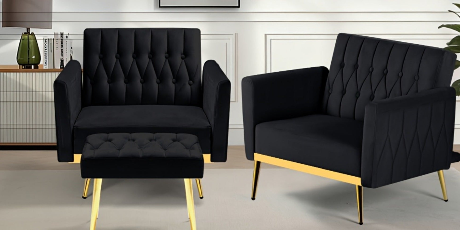 31.5-Inch Upholstered Accent Chair, Bedroom Reading Chair for Living Room detail image - detail view 31
