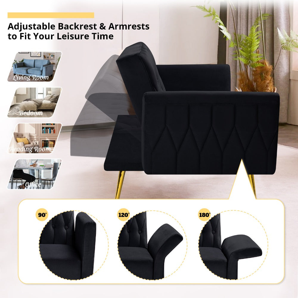 31.5-Inch Upholstered Accent Chair, Bedroom Reading Chair for Living Room detail image - detail view 8