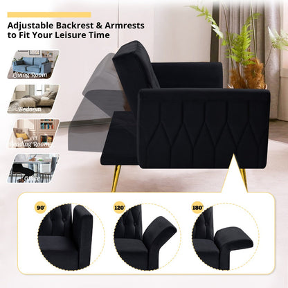 31.5-Inch Upholstered Accent Chair, Bedroom Reading Chair for Living Room detail image - detail view 8