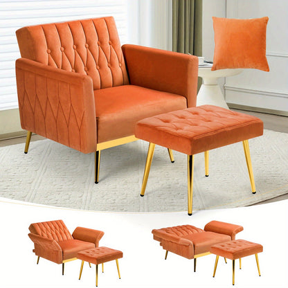 Accent Chair shown in the ORANGE option
