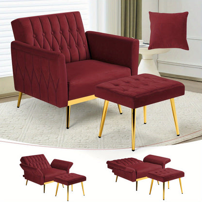 Accent Chair shown in the RED option