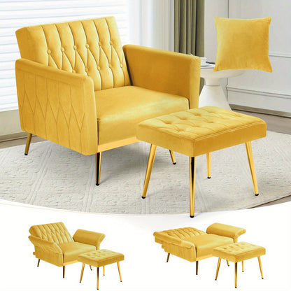 Accent Chair shown in the YELLOW option