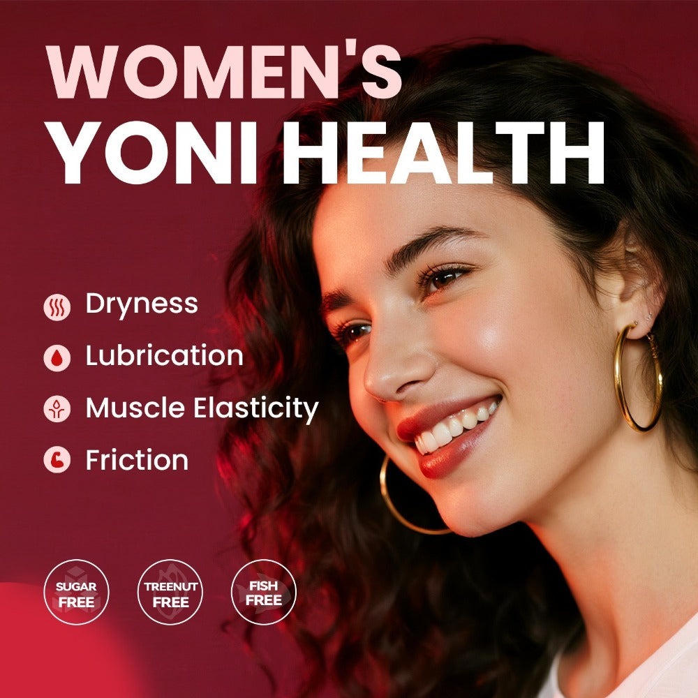 Women's Intimate Wellness Capsules with Kacip Fatimah, Manjakani & Maca Root - Natural Hydration, Tightness & Elasticity Support - Postpartum & Hormonal Balance - 30 Servings