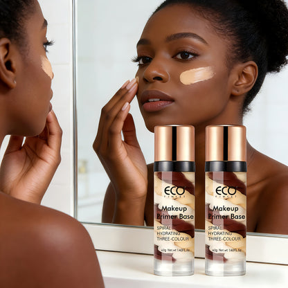 Brightening Face Primer 2-Pack with Squalane Pore Minimizer Moisturizing Even Skin Tone – Long-Lasting Matte Satin Makeup Base Conceals Imperfections for All Skin Types Women