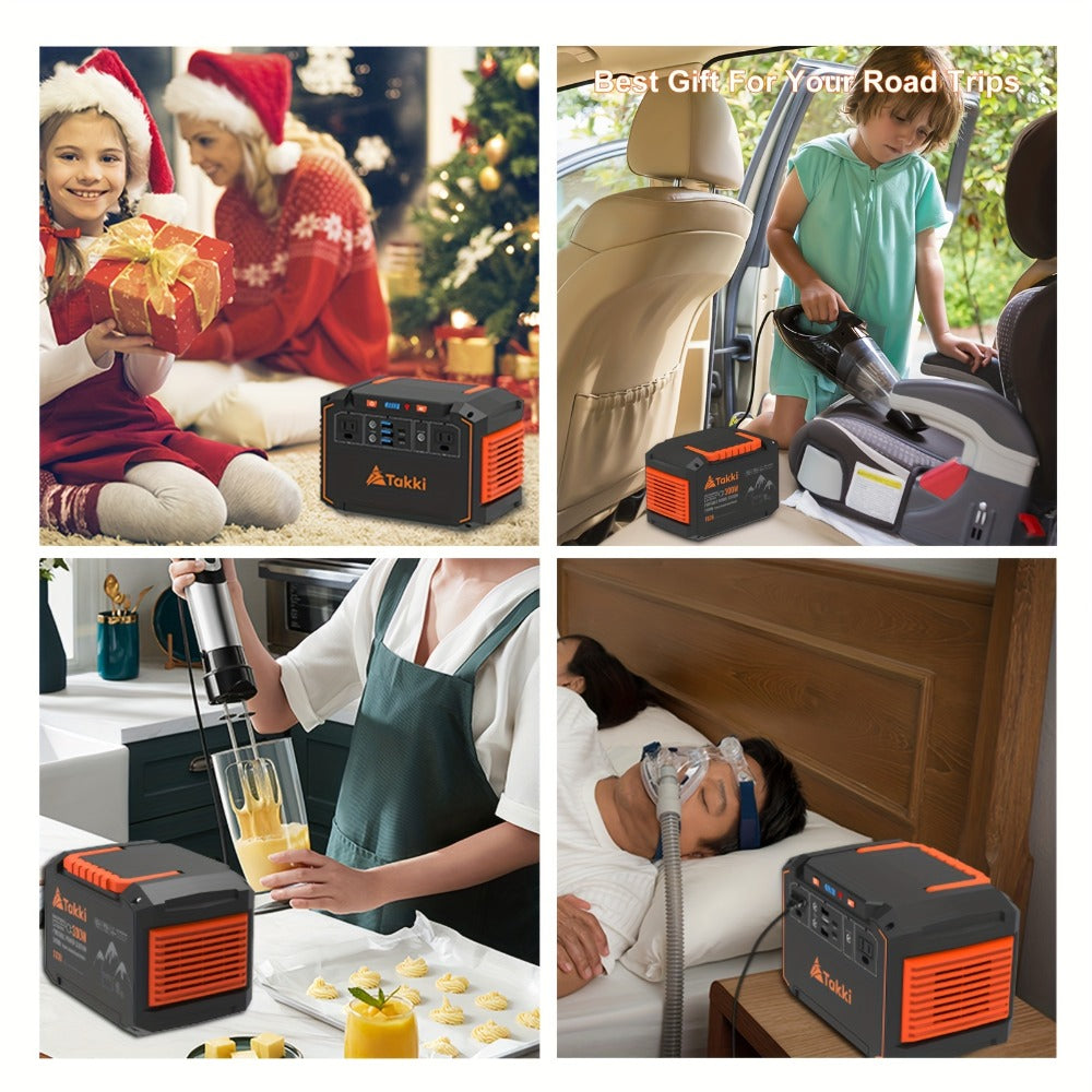 Portable Solar Generator Power Station 350W – 88.8Wh / 111Wh / 240Wh LiFePO4 Battery with AC DC USB Ports for Camping, RV, Emergency & Home Backup