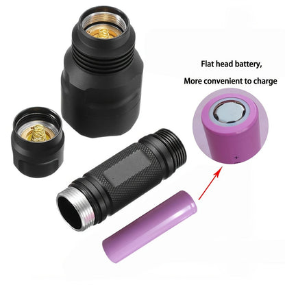 Night Hunting Flashlight with Remote Control Switch – 350 Yards High Power Green Red White Light, 18650 Rechargeable, Multiple Mounts for Hunting, Fishing, Camping & Beekeeping, Best Gift for Men