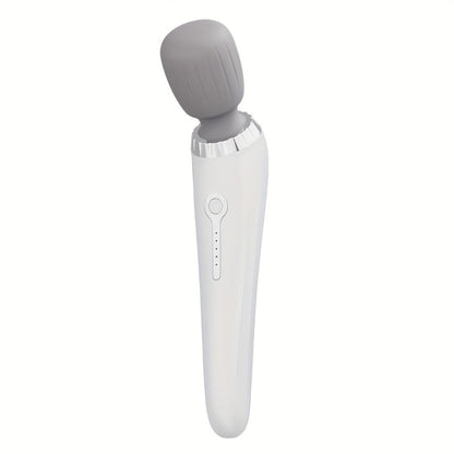 Portable Handheld Massage Stick – USB Rechargeable Wand Massager with 5 Adjustable Speed Levels, Relieves Neck, Back, Leg & Waist Tension, Compact Travel Massager, Holiday Gift for Family & Friends