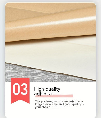 3D Peel and Stick Wood Grain Wallpaper Panels 50/100pcs - Self-Adhesive Waterproof PVC Foam Wall Tiles, Anti-Collision Textured Wall Decor for Bedroom Living Room Kitchen DIY Renovation Cut-to-Fit