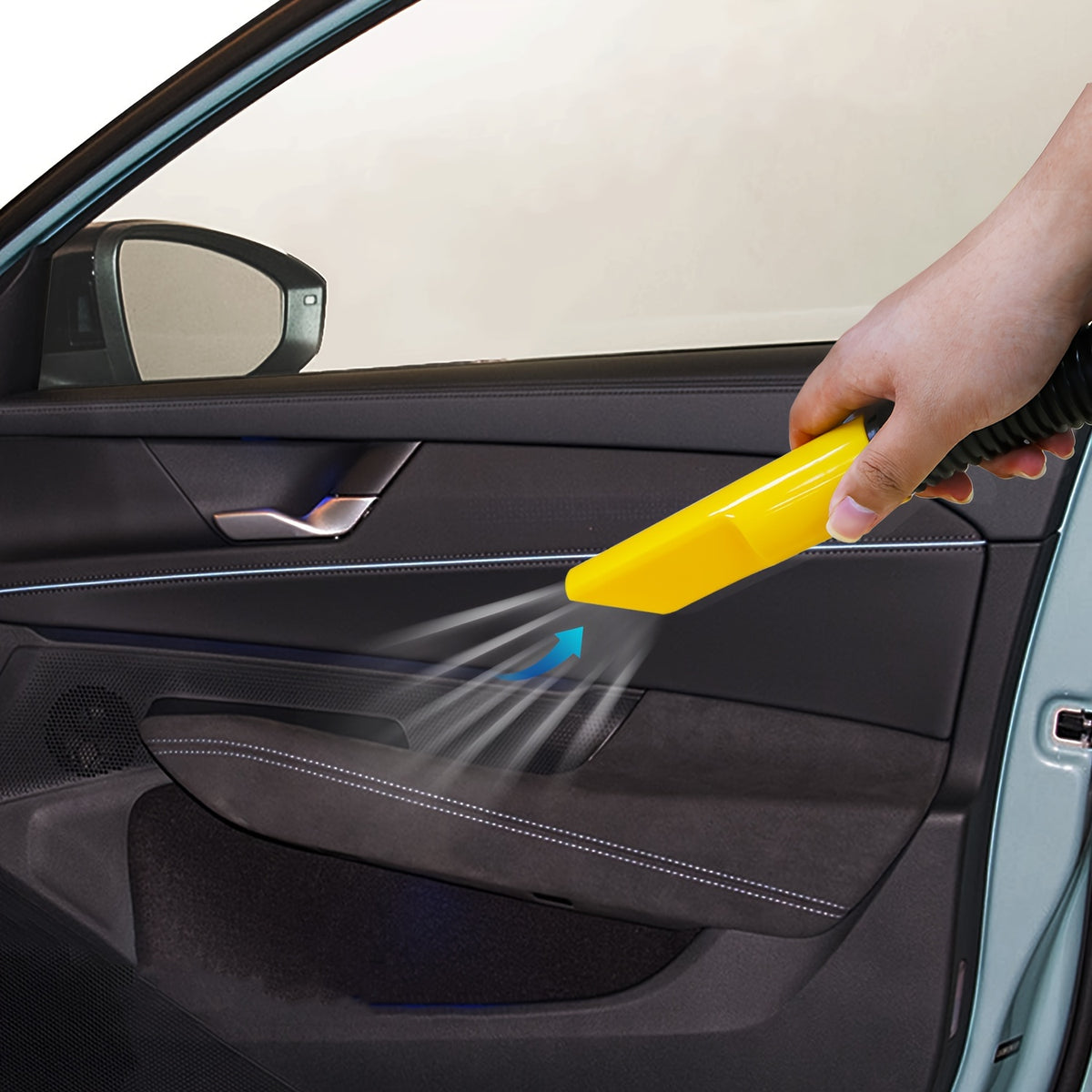 Vehicle Mounted Suction And Blowing Double Use Bucket Vacuum Cleaner Car Portable Multi Function Tool Cylinder Style Large Capacity Vacuum Cleaner Automobile Interior Cleaning Tool